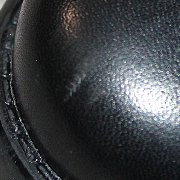 Marc Fisher Black Moto Lace Up Zipper Combat Biker Goth Boots 7M Leather - Picture 8 of 8